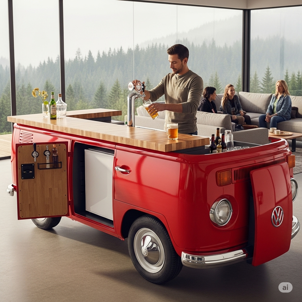 Why a Microbus Bar Island Is the Life of the Party