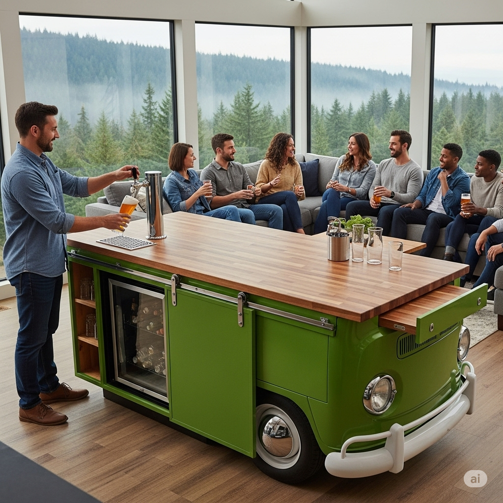 How to Style Your Microbus Bar Island