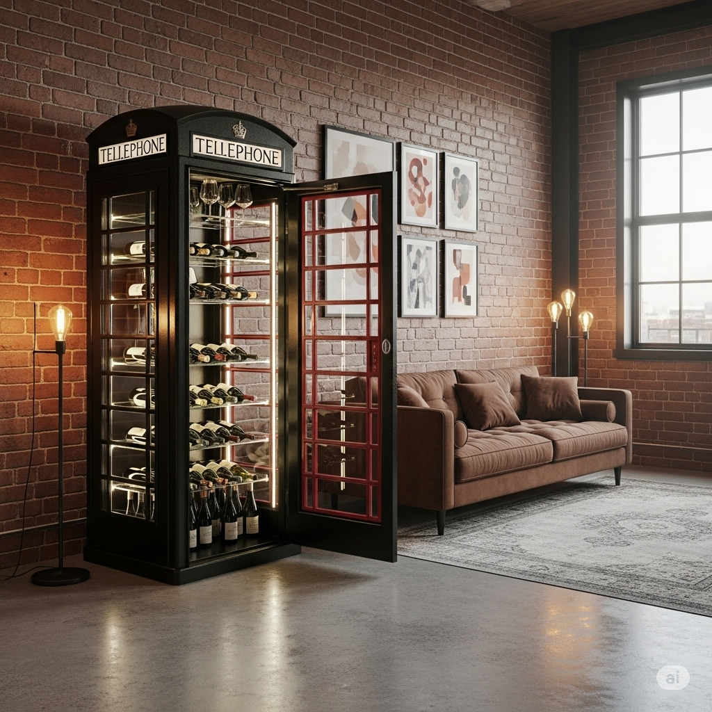 Why Choose a Phone Booth Wine Rack?