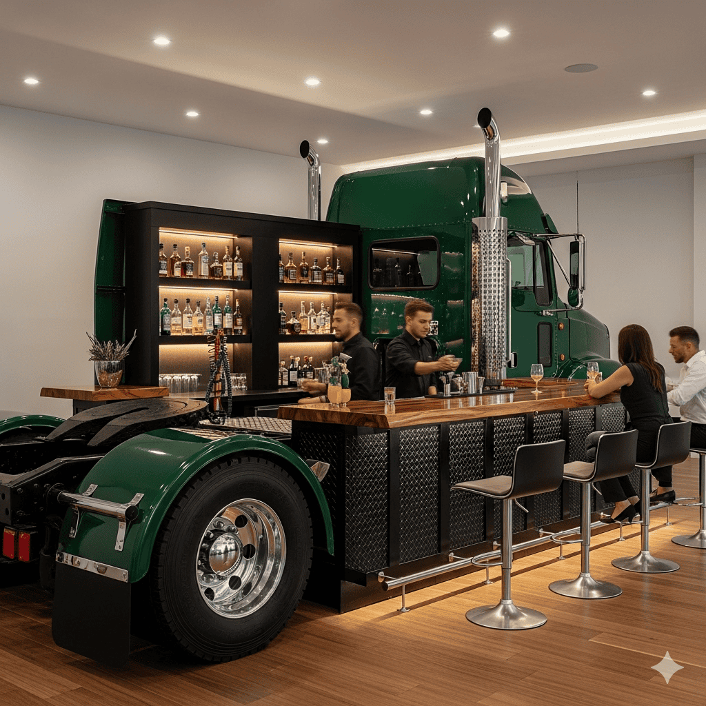 What Is a Semi-Truck Home Bar?