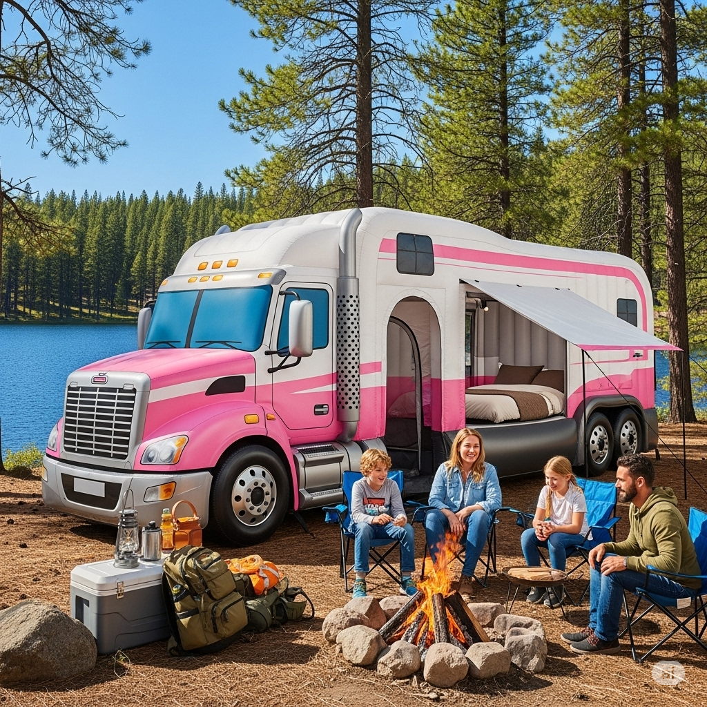 Benefits of the Semi-Truck Inflatable Camping Tent