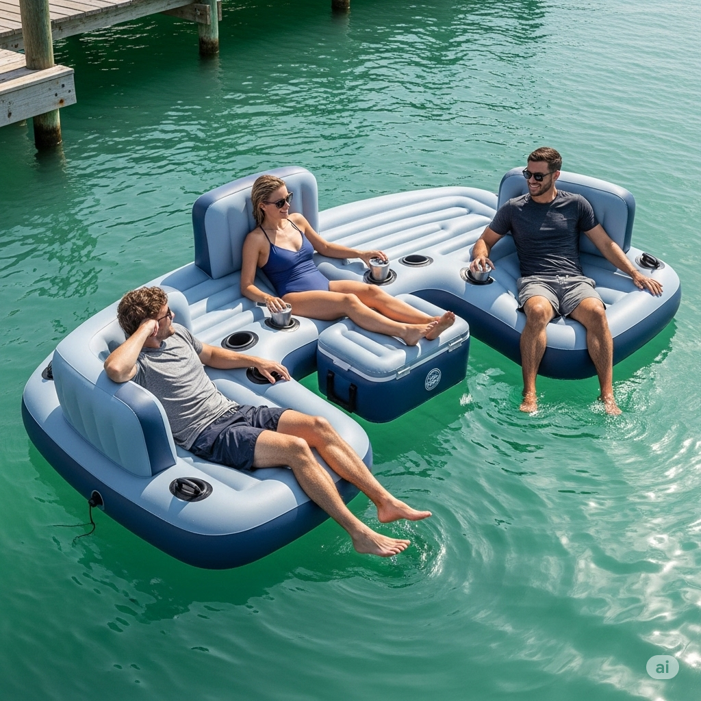 Types of U-Shaped Inflatable Islands