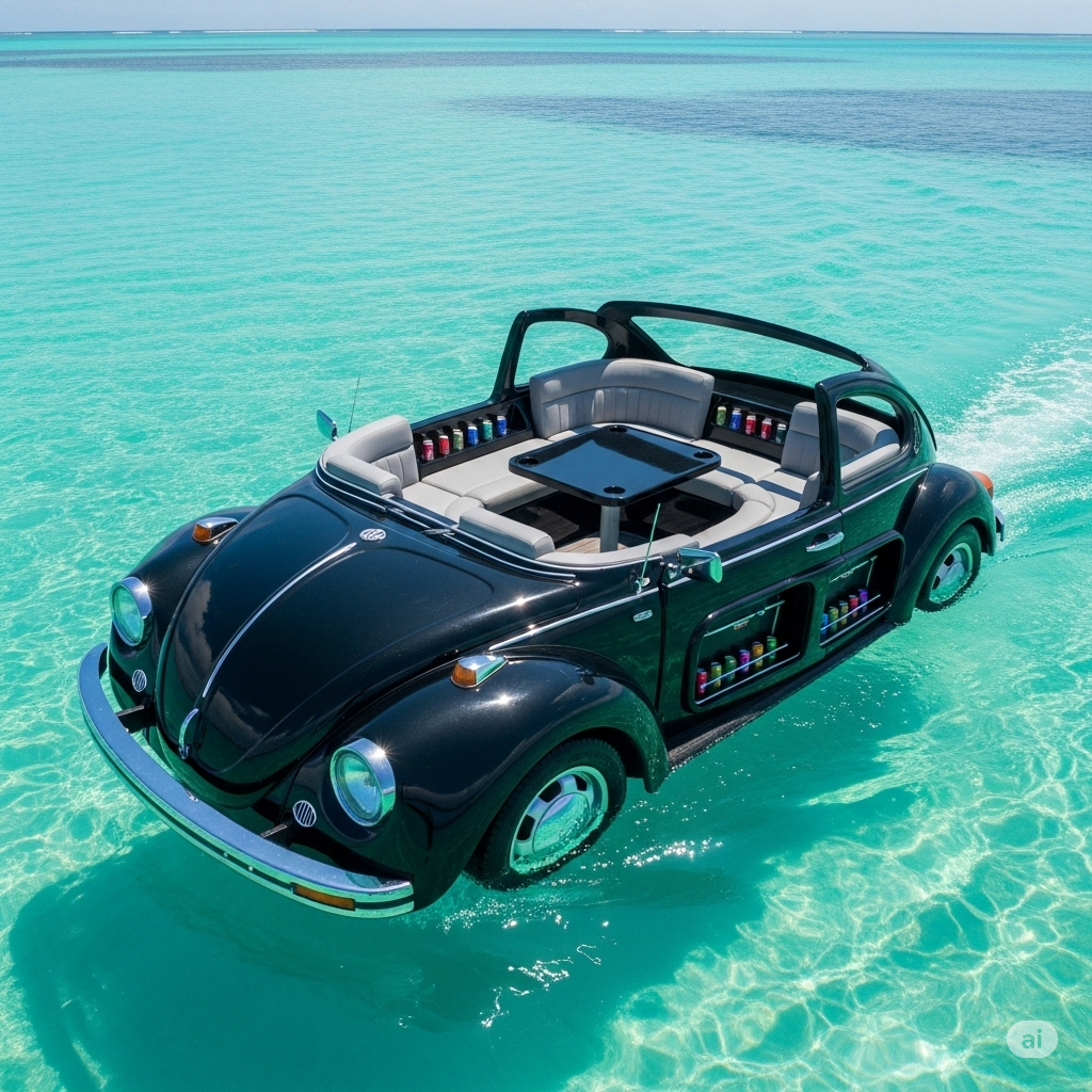 Types of VW Beetle Floating Lounges