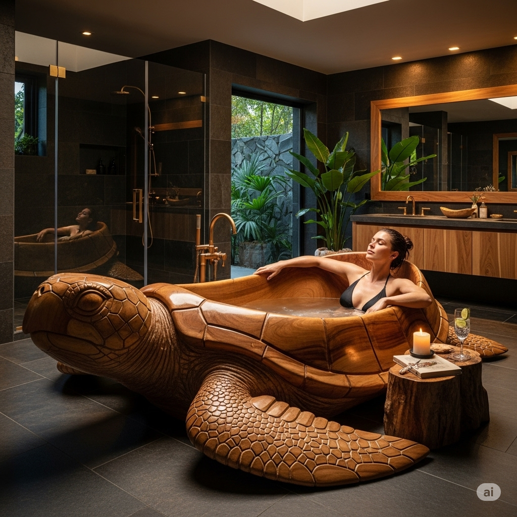 Why Choose a Wooden Turtle Bathtub?