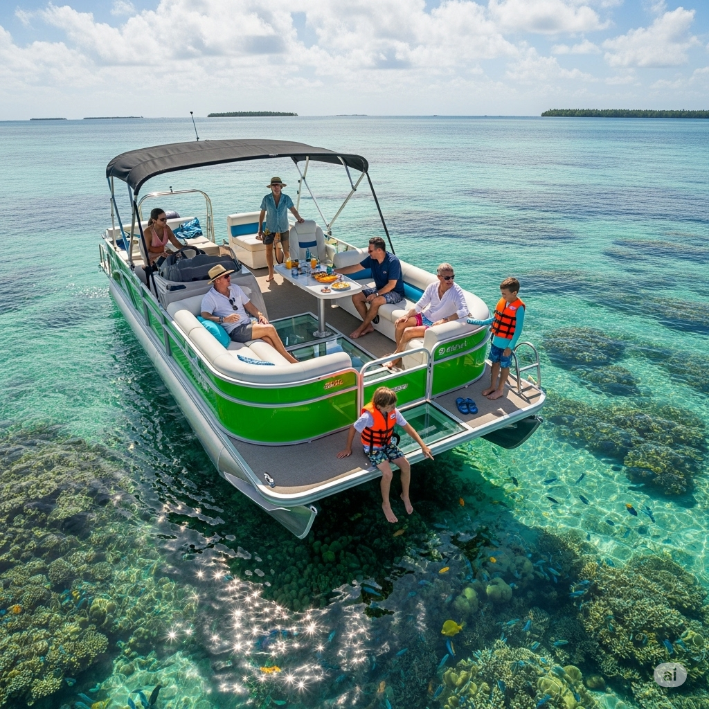 What Is a Pontoon Boat with a Glass Floor?