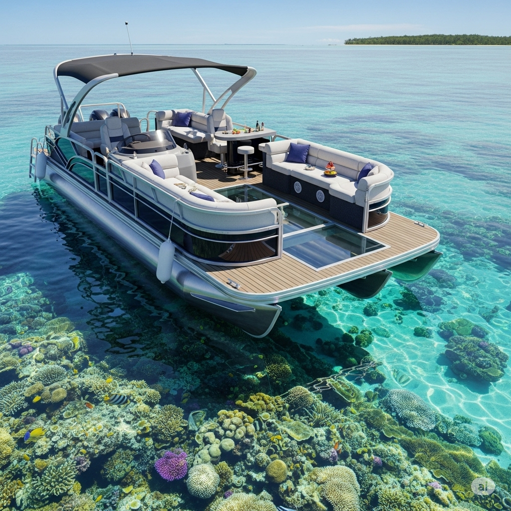 Types of Glass Floor Pontoon Designs