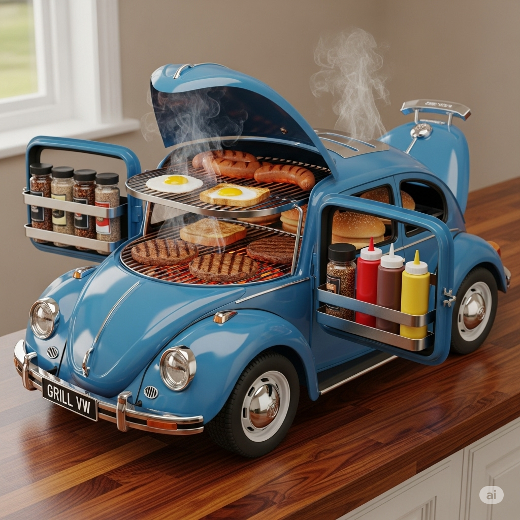 How the VW Beetle Breakfast Station Works