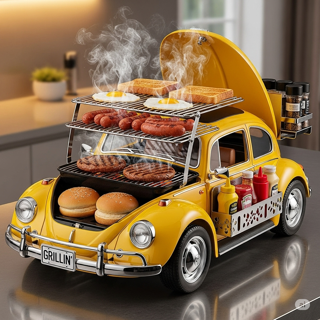Styling Your Kitchen Around Your VW Beetle Breakfast Station