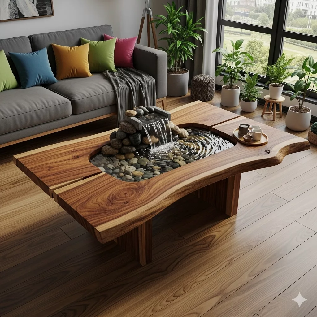 What is a Waterfall Coffee Table?