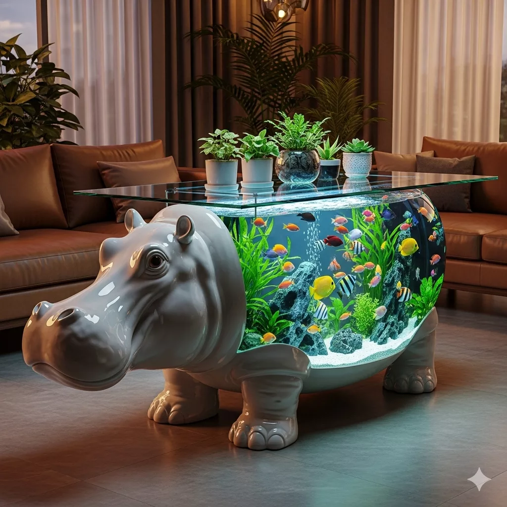Benefits of Owning a Hippo Aquarium Coffee Table