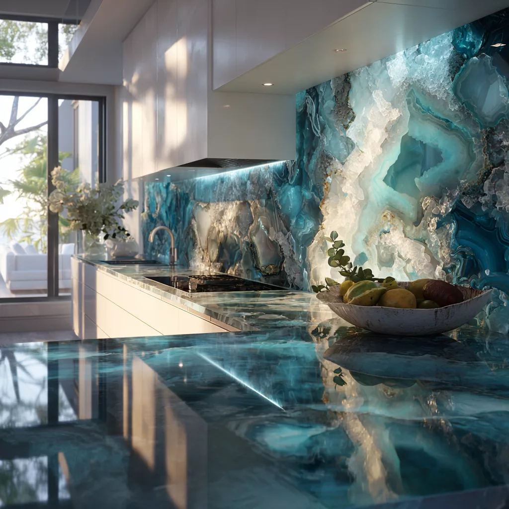 Types of Geode Backsplash Materials