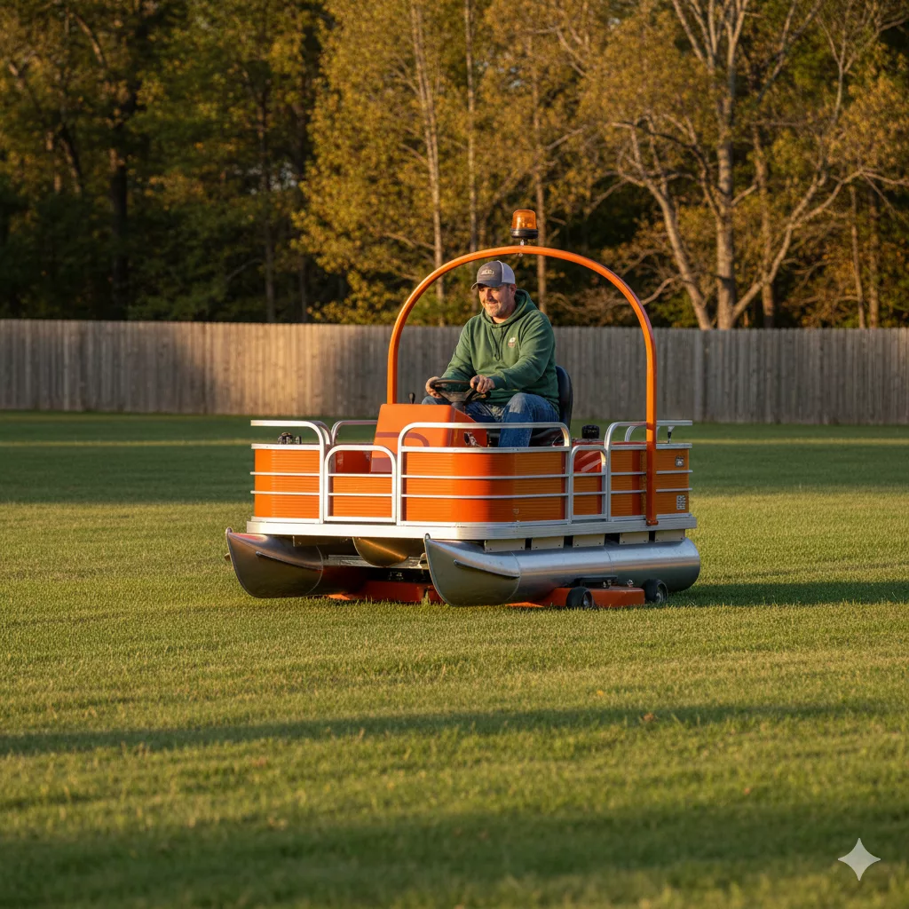 Building Your Own Pontoon Boat Riding Mower