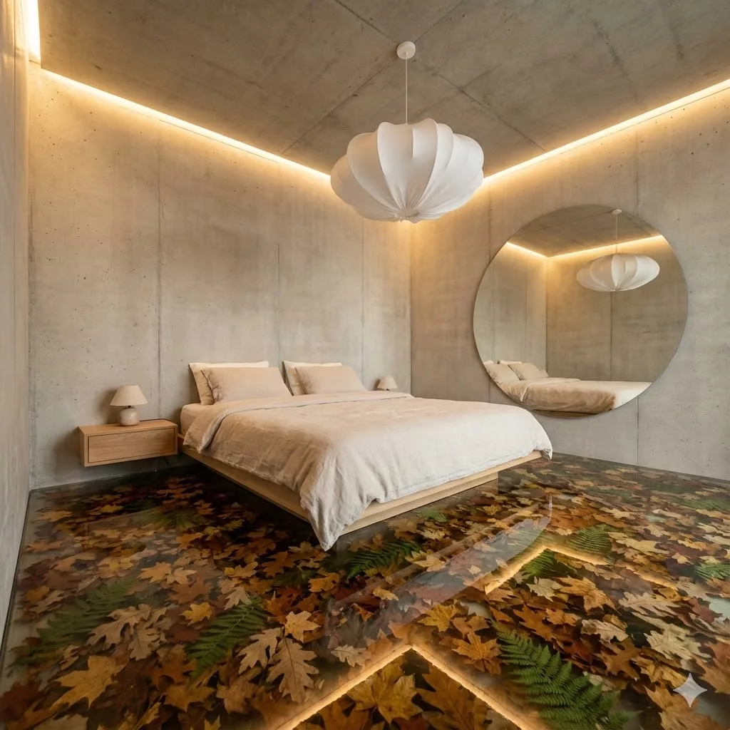Best Leaf Types for Bedroom Epoxy Floors