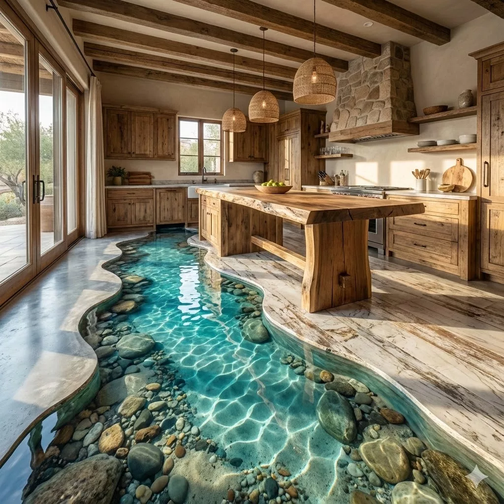 Popular Epoxy River Floor Design Styles