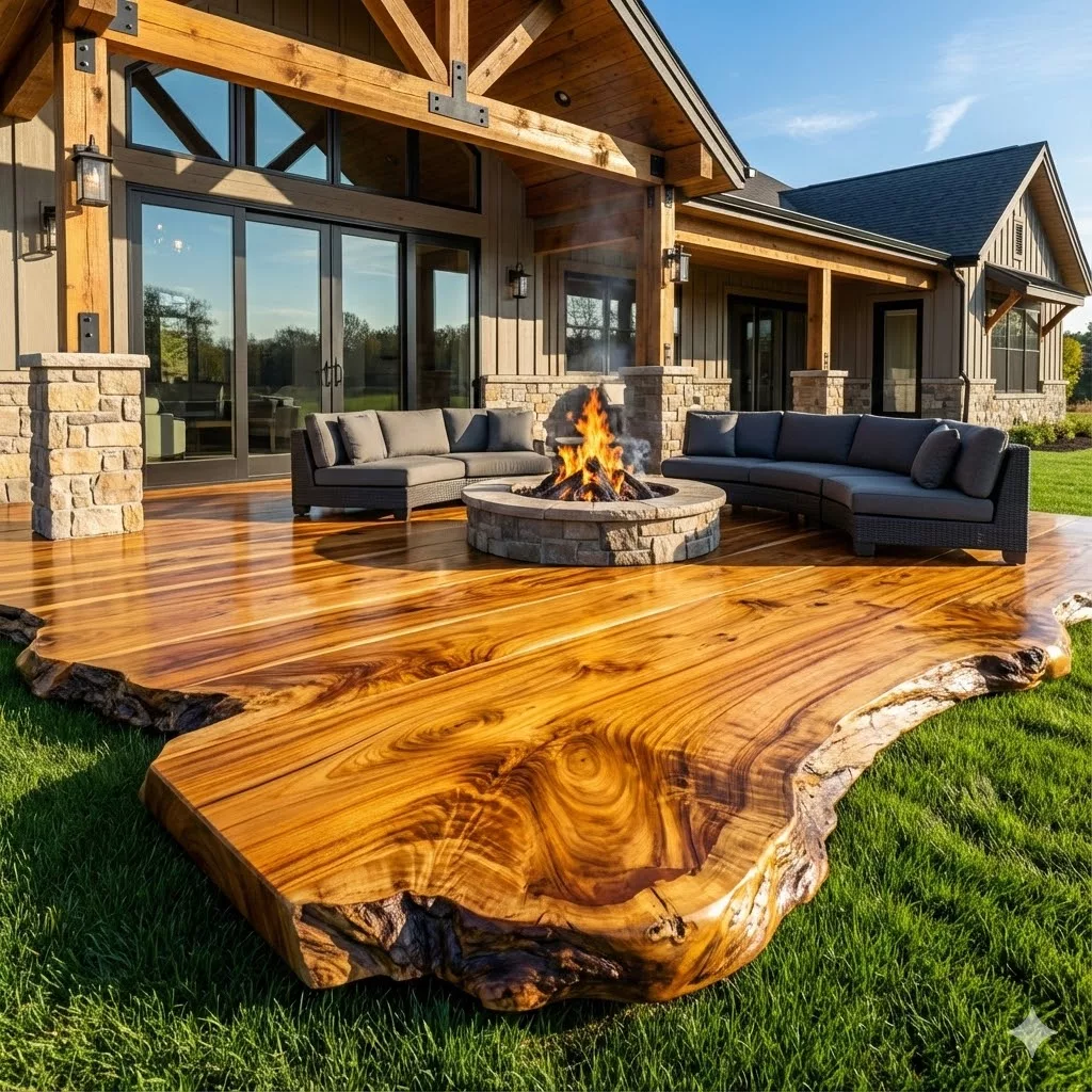 Is a Wood Slab Patio Right for You?
