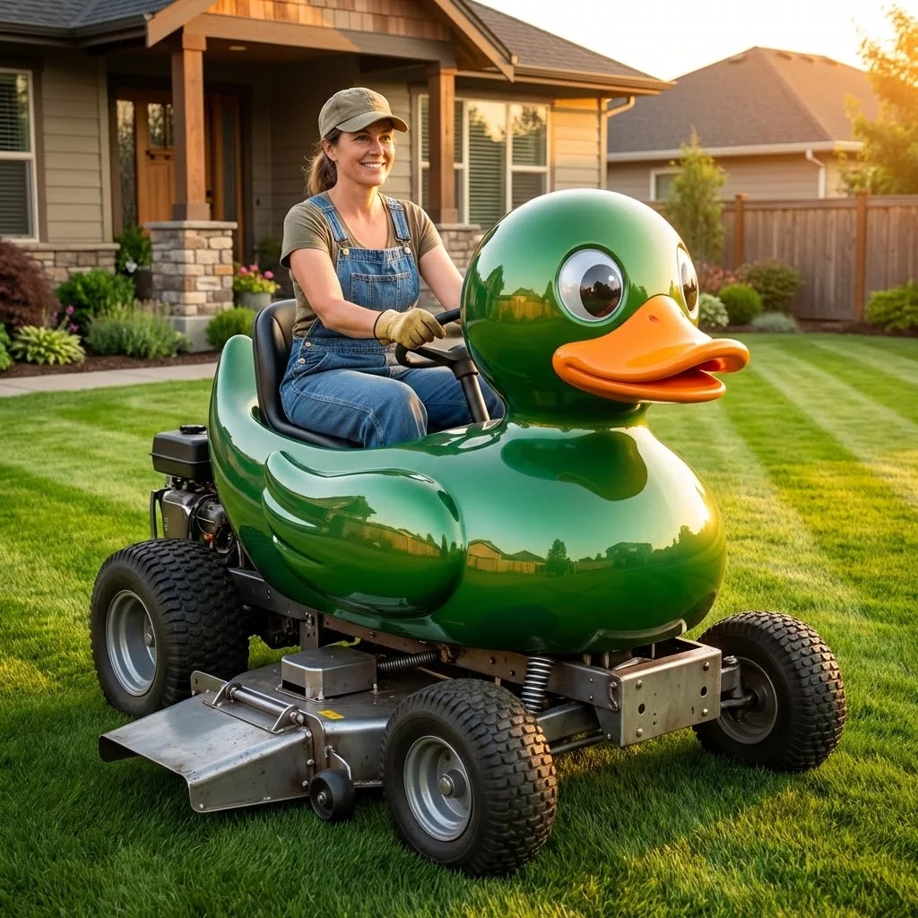 Why Rubber Duck Lawn Mowers Are So Popular