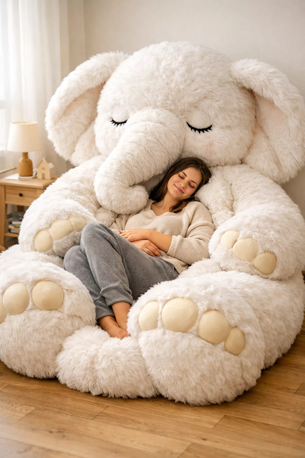 Decorating with Your Plush Elephant Sleeping Chair