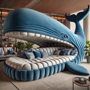 Giant Whale Loungers - Discover the Craftsmanship Behind This Ocean-Inspired Comfort