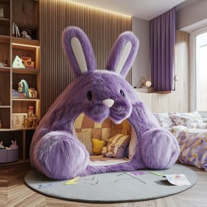 Cozy Retreat: Discover the Bunny Lounging Den