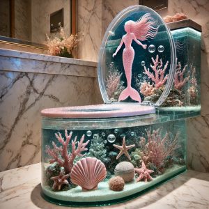 Bring the Mystical Seas Home: The Mermaid-Themed Toilet That Transforms Your Space
