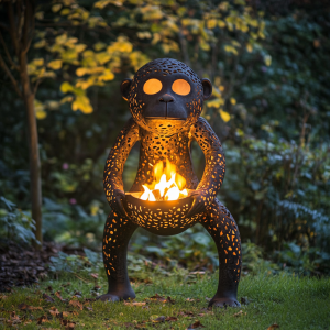 Wild Flames: Transforming Outdoor Spaces with Animal-Shaped Fire Pits