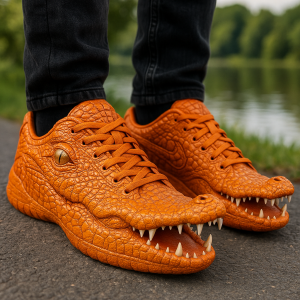 Crocodile Shaped Sneakers: The Bold Footwear Trend Taking Fashion By Storm