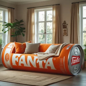 Fizz Up Your Living Room: Unleash Fun with a Soda Can Sofa!
