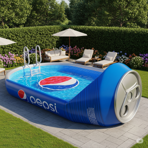 Pop the Top on Summer Fun: Dive into a Soft Drink Can Swimming Pool!
