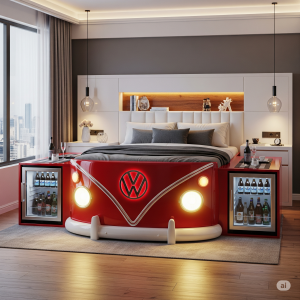 Hit the Road to Dreamland: Discover the VW Bus Multipurpose Bed!