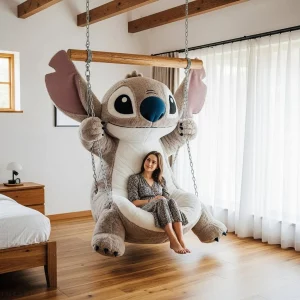 Get Your Lilo & Stitch Vibe On: Relax in Adorable Comfort with a Stitch Swing Lounger!