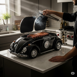Beetle Countertop Smoker Grill – Retro Style Meets Serious BBQ Flavor