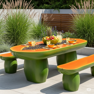 Fruit Picnic Table – A Fun, Fresh Twist on Outdoor Dining