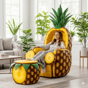 Fruit Shaped Recliner Chair – Whimsical Comfort Meets Playful Design