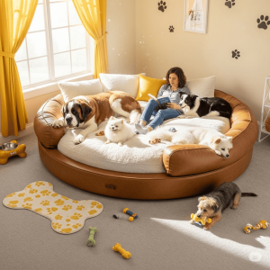 Giant Dog Bed for Humans – Cozy, Comfy, and Whimsically Fun