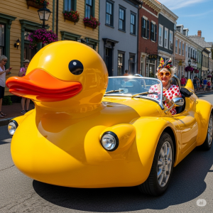 Giant Duck Roadster – Quirky Design Meets Rideable Fun