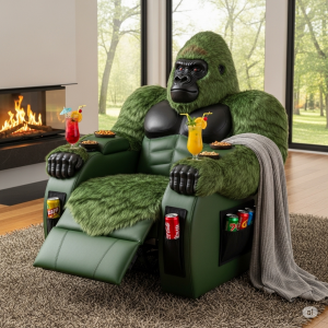 Gorilla Recliner Chair – Power, Comfort, and Style in One