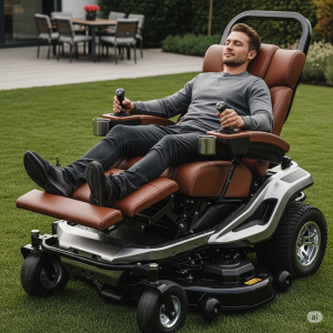 Recliner Lawn Mower – Cutting Grass Has Never Been This Comfortable