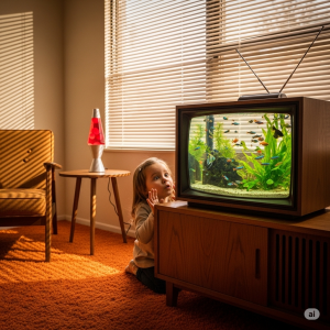 Turn Back Time Underwater: The Retro TV Aquarium That Brings Nostalgia to Life