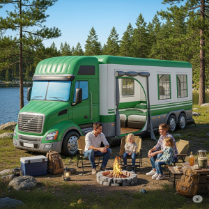 Semi-Truck Inflatable Camping Tent – Heavy-Duty Adventure Shelter