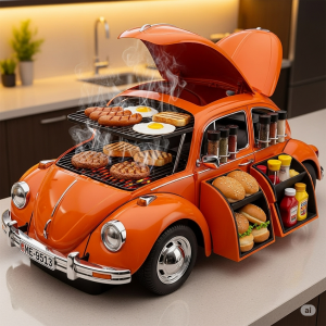 VW Beetle Breakfast Station – The Retro Kitchen Gadget You Never Knew You Needed