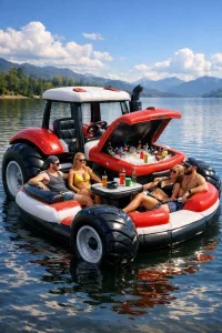 Inflatable Tractor Floats: Farm Fun Meets Pool Party Paradise