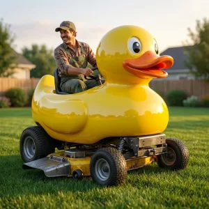 Rubber Duck Riding Lawn Mower: The Whimsical Yard Care Trend Taking Over Lawns